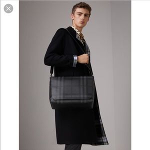 Burberry Large London Check Messenger Bag
